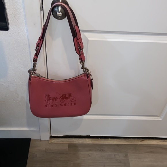 Coach Saddle Bag with Logo - Picture 5 of 10